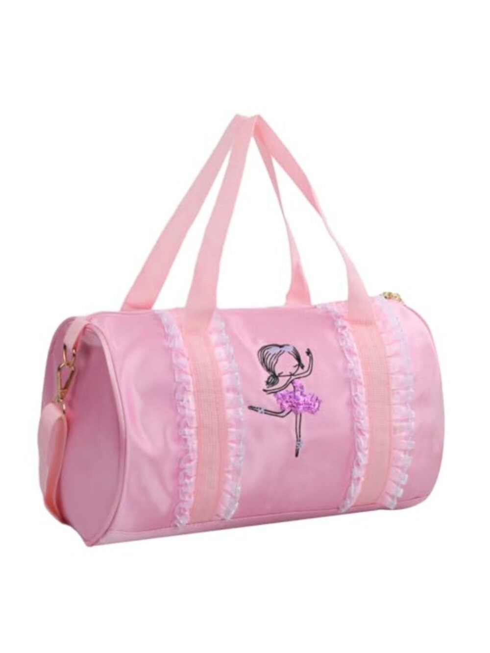 Girls Ballet Dance Bag Waterproof Nylon Crossbody Shoulder Ballerina Gym
